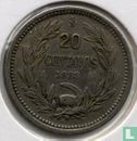 Chili 20 centavos 1933 (type 2) - Image 1