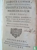 Observationum medicinalium libri tres - Bild 1