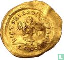 Byzantijnse Rijk - AV Tremissis Justinianus I  527 - 565 n. Chr. - Afbeelding 2