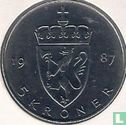 Norwegen 5 Kroner 1987 - Bild 1