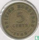 Brits-Honduras 5 cents 1945 - Afbeelding 1