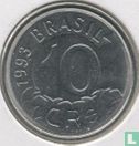 Brazil 10 cruzeiros reais 1993 - Image 1