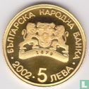 Bulgaria 5 leva 2002 (PROOF) "2004 Summer Olympics in Athens - Pierre de Coubertin" - Image 1