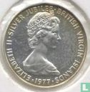 Britse Maagdeneilanden 1 cent 1977 (PROOF) "25th anniversary Accession of Queen Elizabeth II" - Afbeelding 1