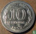 Argentinië 10 centavos 1957 - Afbeelding 1