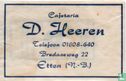 Cafetaria D. Heeren - Bild 1