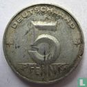 RDA 5 pfennig 1952 (E) - Image 2