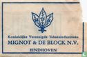 MDB - Koninklijke Vereenigde Tabaksindustrieën Mignot & de Block N.V. - Afbeelding 1