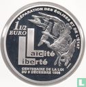 Frankreich 1½ Euro 2005 (PP) "Centenary Separation of Church and State" - Bild 2