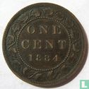 Canada 1 cent 1884 - Image 1