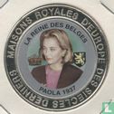 Congo-Kinshasa 5 francs 1999 (PROOF) "Queen Paola" - Image 2