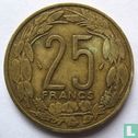 États d'Afrique centrale 25 francs 1990 - Image 2