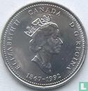 Canada 25 cents 1992 "125th anniversary of the Canadian Confederation - Prince Edward Island" - Afbeelding 1