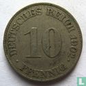 German Empire 10 pfennig 1902 (J) - Image 1