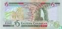 East. Caribbean 5 Dollars ND (2000) A (Antigua) - Image 2