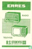 Erres radio televisie - R.S. Stokvis en Zonen N.V. - Afbeelding 1