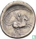 Romeinse Republiek. P. Crepusius, AR Denarius Rome 82 v.C. - Afbeelding 1