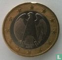 Germany 1 euro 2002 (F - misstrike - turned star) - Image 1