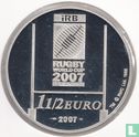 Frankrijk 1½ euro 2007 (PROOF) "Rugby World Cup" - Afbeelding 1