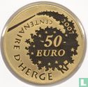 France 50 euro 2007 (PROOF) "100th anniversary of the birth of Georges Remi - alias Hergé" - Image 1