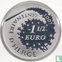 France 1½ euro 2007 (PROOF) "100th anniversary of the birth of Georges Rem - alias Hergé - Tintin & Captain Haddock" - Image 1