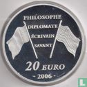 Frankrijk 20 euro 2006 (PROOF) "300th anniversary of the birth of Benjamin Franklin" - Afbeelding 1