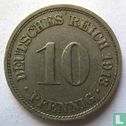 Duitse Rijk 10 pfennig 1913 (F) - Afbeelding 1