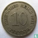 Duitse Rijk 10 pfennig 1911 (E) - Afbeelding 1