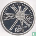 France 20 euro 2009 (BE - PIEDFORT) "Gustave Eiffel" - Image 2