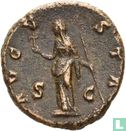 Diva Faustina Senior, wife of Antoninus Pius 138-161, AE axle or Dupondius Rome - Image 1