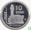 Spanien 10 Euro 2002 (PP) "150th anniversary of the birth of Antoni Gaudi - El Capricho palace" - Bild 1