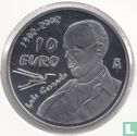 Spain 10 euro 2002 (PROOF) "100th anniversary of the birth of the poet Luis Cernuda" - Image 2