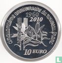 Frankrijk 10 euro 2010 (PROOF) "50th anniversary of the New Franc" - Afbeelding 2