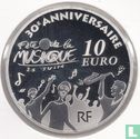 Frankrijk 10 euro 2011 (PROOF) "30th Anniversary of International Music Day" - Afbeelding 2
