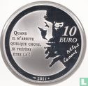France 10 euro 2011 (BE) "Heroes of the French literature - the Stranger" - Image 1