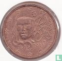 France 2 cent 2011 - Image 1