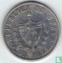 Cuba 1 peso 1915 (silver - type 1) - Image 2