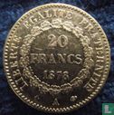 France 20 francs 1878 - Image 1