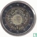 Luxemburg 2 euro 2012 "10 years of euro cash" - Afbeelding 1
