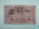 Reichsbank, 1000 Mark 1909 (P.39 - Ros.39) - Image 1