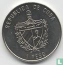 Cuba 1 peso 2001 (type 2) "Cuban flora - Orchid" - Image 2