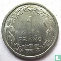 États d'Afrique centrale 1 franc 1974 - Image 2