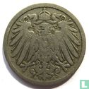 Empire allemand 5 pfennig 1890 (G) - Image 2