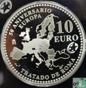 Spain 10 euro 2007 (PROOF) "50th Anniversary of the Treaty of Rome" - Image 2