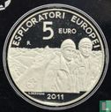 San Marino 5 euro 2011 (PROOF) "European explorers" - Image 1