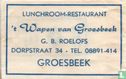 Lunchroom Restaurant 't Wapen van Groesbeek - Afbeelding 1