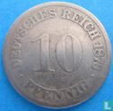 Duitse Rijk 10 pfennig 1873 (D) - Afbeelding 1