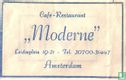 Café Restaurant "Moderne"  - Image 1