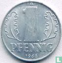 GDR 1 pfennig 1968 - Image 1