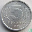 GDR 5 pfennig 1979 - Image 1